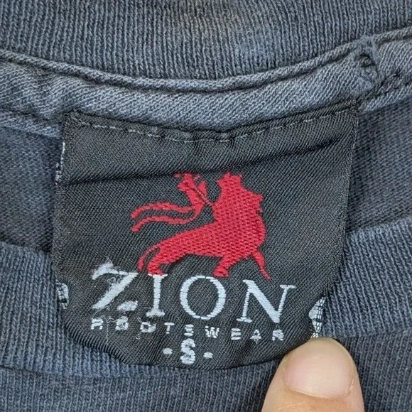 Bob Marley Zion Rootswear Graphic T-Shirt Mens Small Soul Rebel Buffalo Soldier - Picture 2 of 10